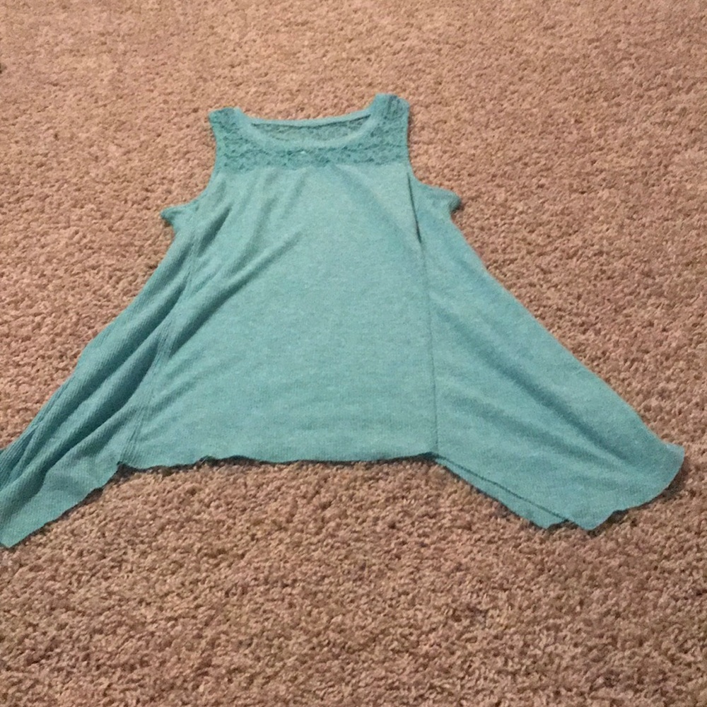 Teal tank top